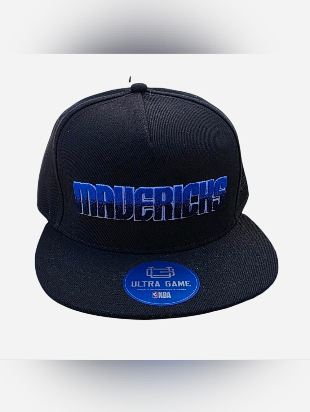 New Ultra Game Mens Dallas Mavericks Snapback Hat Cap Black MSRP $40